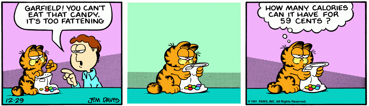 Garfield, December 29, 1981
