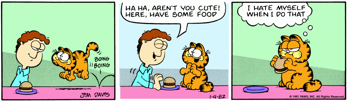 Garfield, January 4, 1982