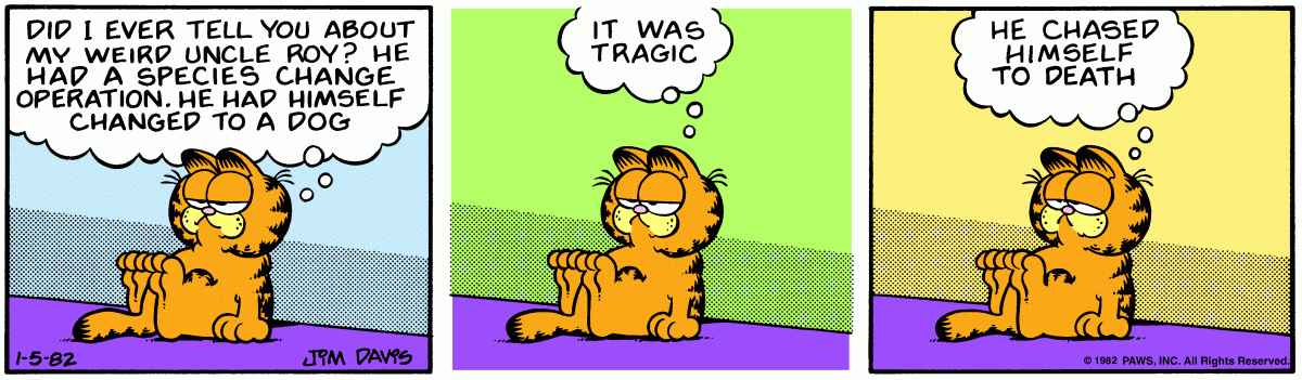 Garfield, January 5, 1982