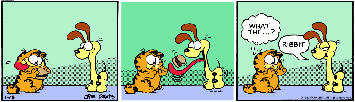 Garfield, January 13, 1982