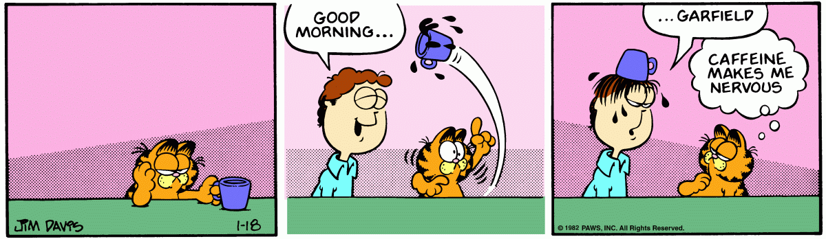 Garfield, January 18, 1982