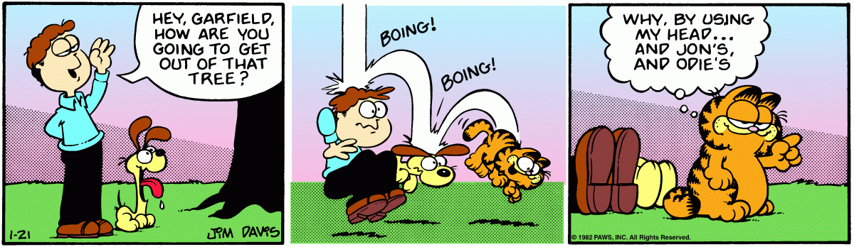 Garfield, January 21, 1982