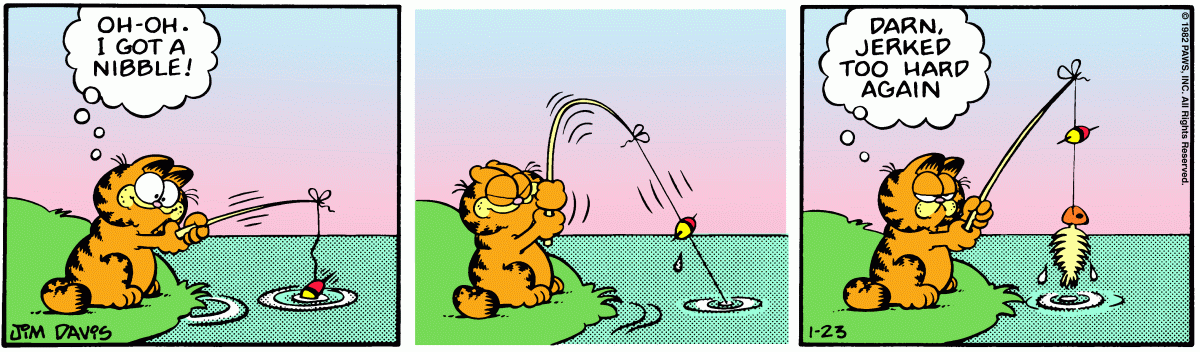 Garfield, January 23, 1982