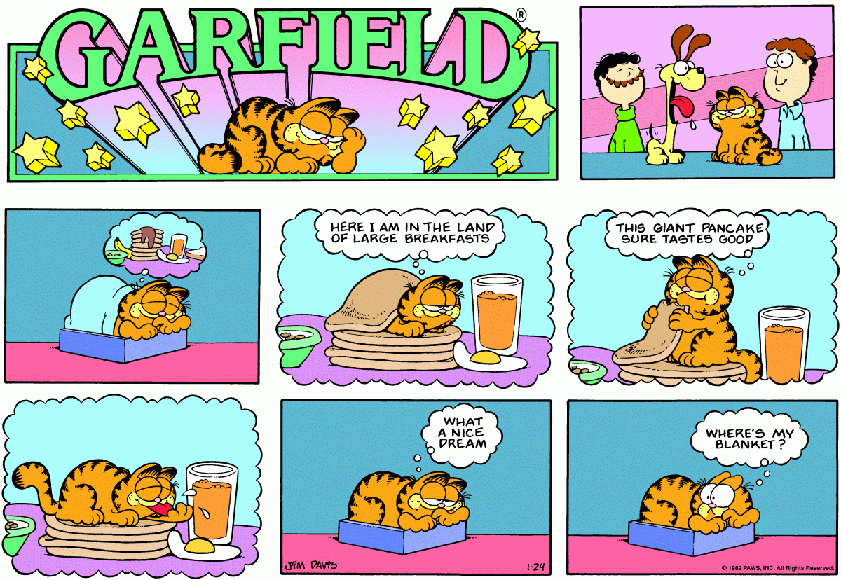 Garfield, January 24, 1982