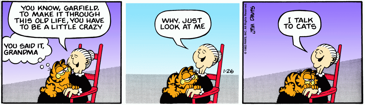 Garfield, January 26, 1982