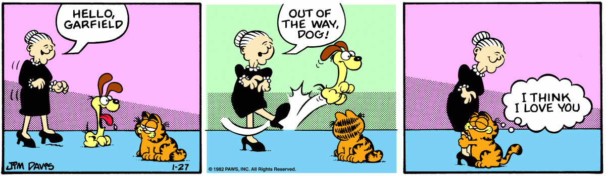 Garfield, January 27, 1982