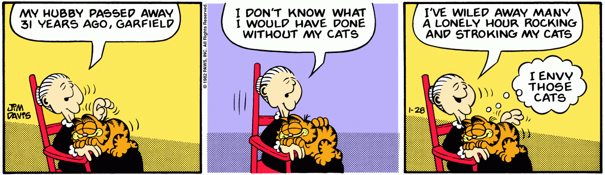 Garfield, January 28, 1982