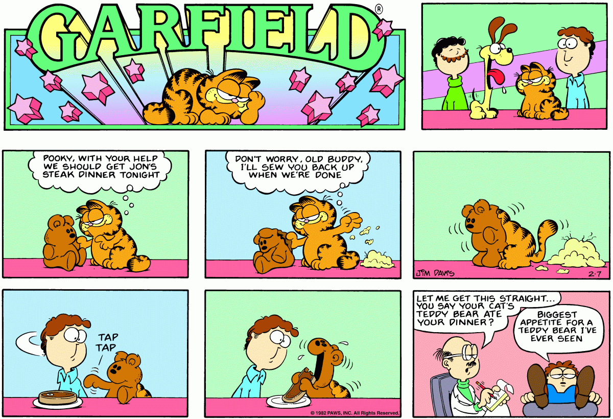 Garfield, February 7, 1982
