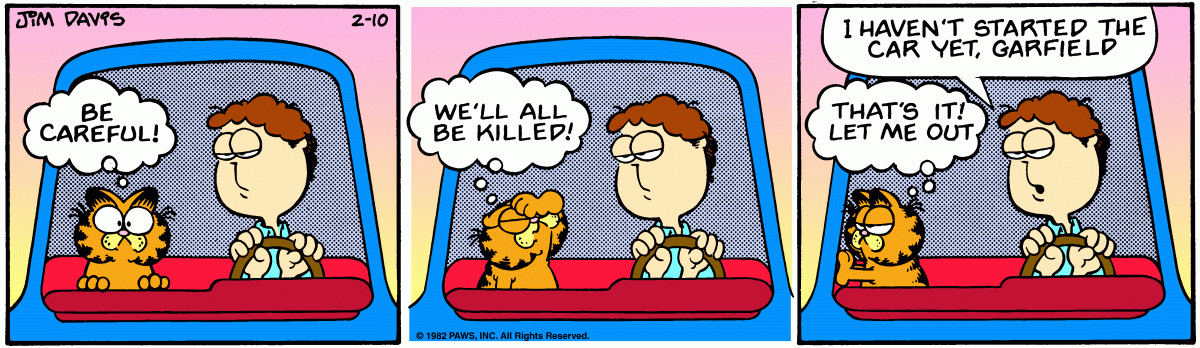 Garfield, February 10, 1982