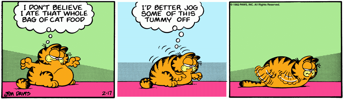 Garfield, February 17, 1982