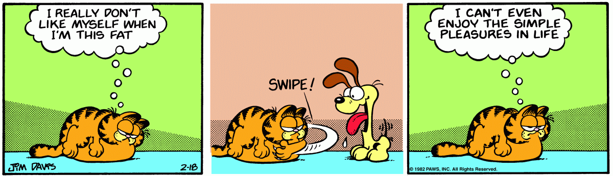 Garfield, February 18, 1982