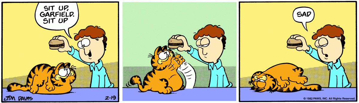 Garfield, February 19, 1982