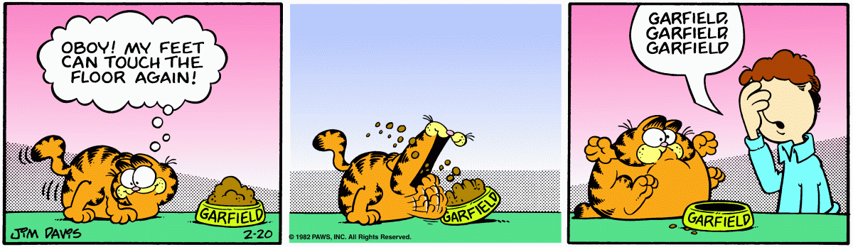 Garfield, February 20, 1982