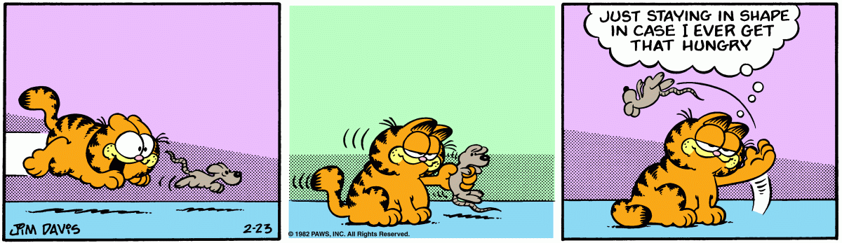 Garfield, February 23, 1982
