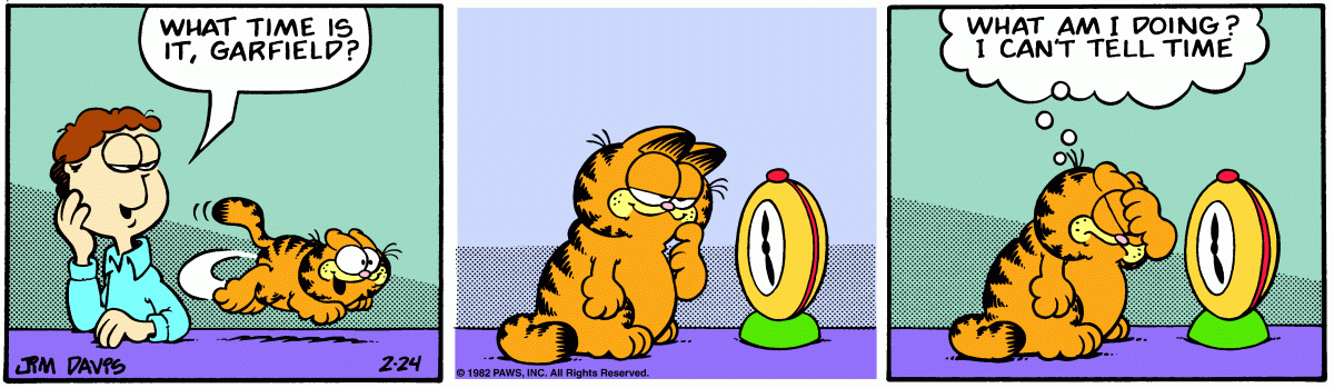 Garfield, February 24, 1982