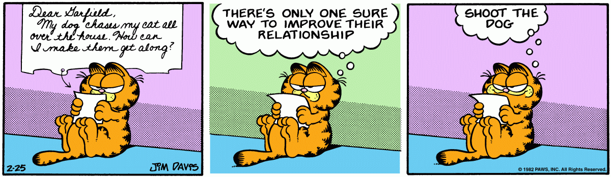 Garfield, February 25, 1982