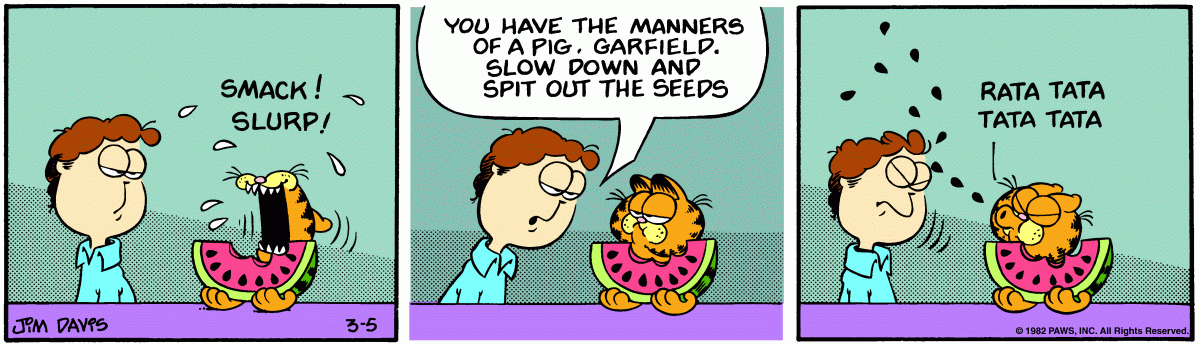 Garfield, March 5, 1982