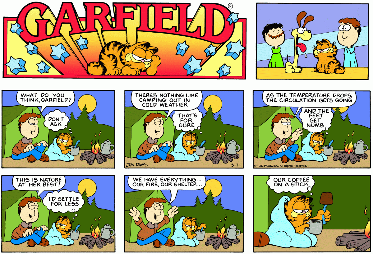 Garfield, March 7, 1982