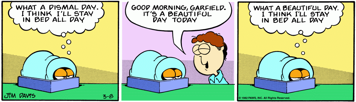 Garfield, March 8, 1982