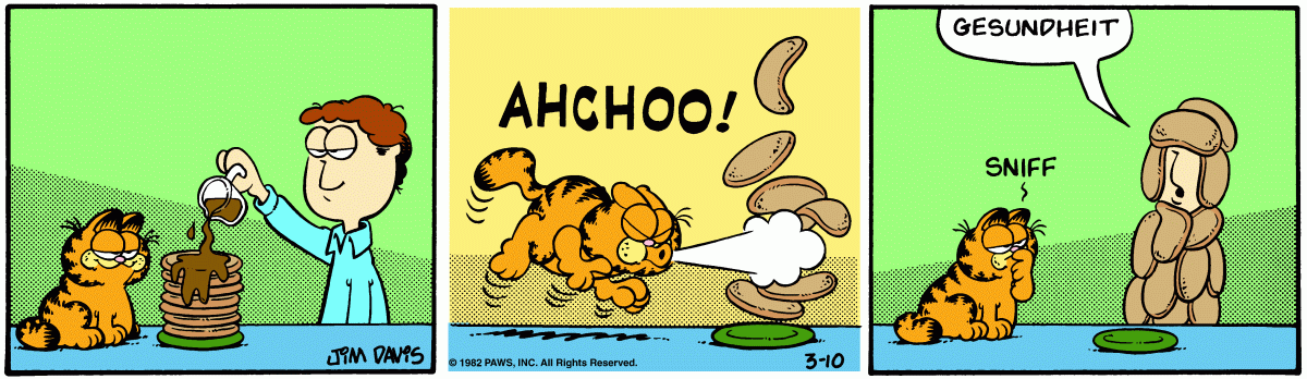 Garfield, March 10, 1982