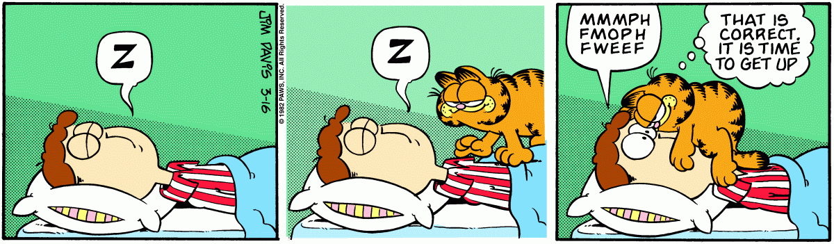 Garfield, March 16, 1982
