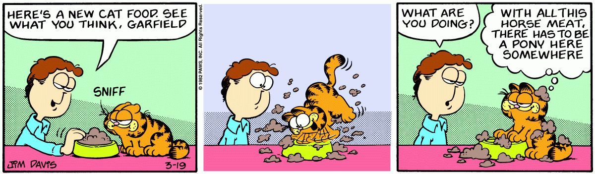 Garfield, March 19, 1982