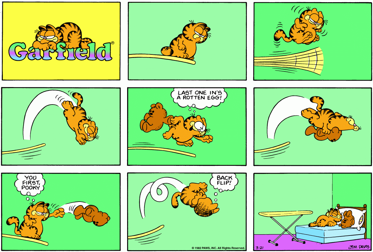 Garfield, March 21, 1982