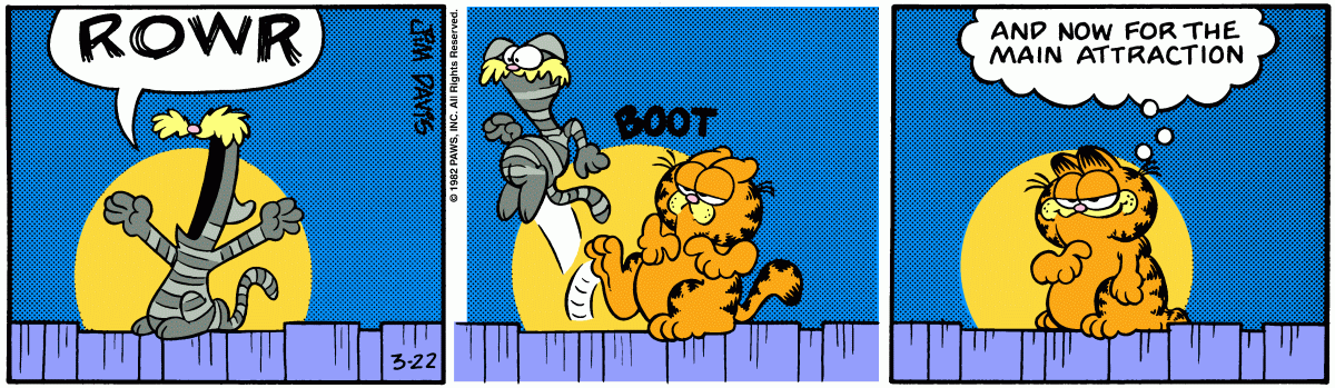 Garfield, March 22, 1982
