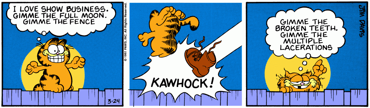 Garfield, March 24, 1982