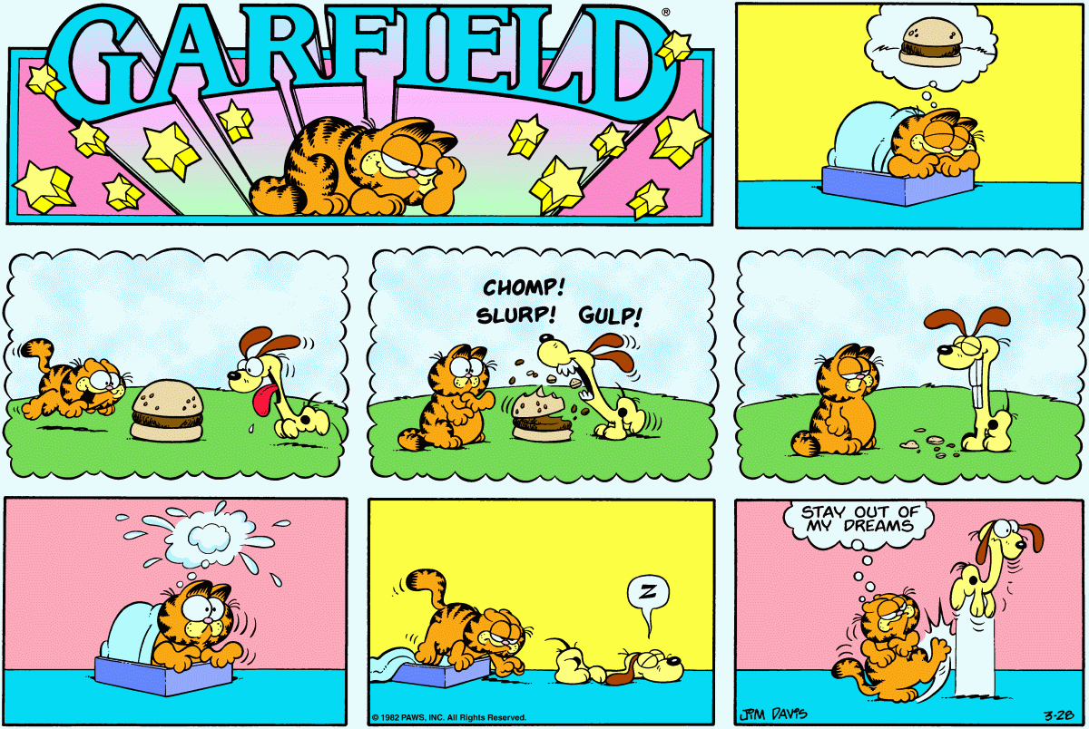 Garfield, March 28, 1982
