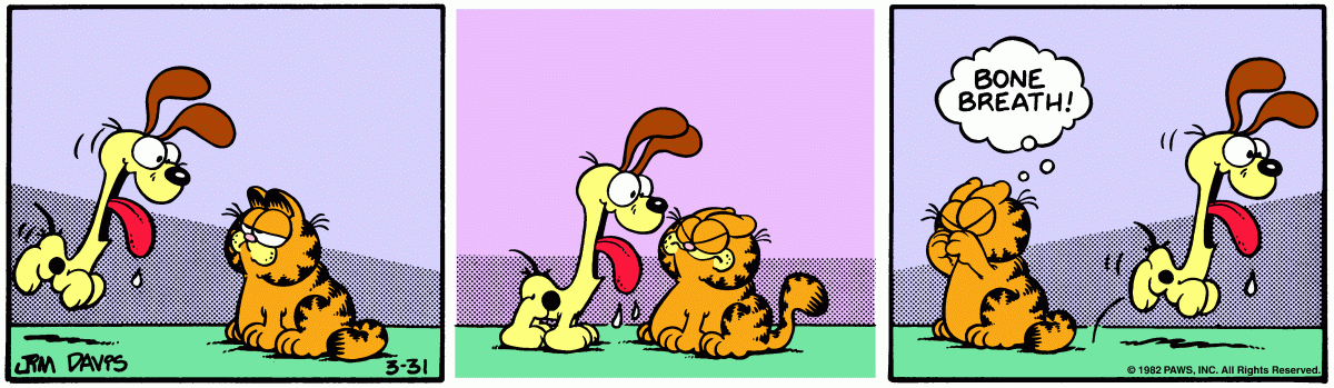 Garfield, March 31, 1982