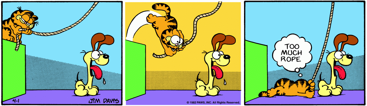 Garfield, April 1, 1982