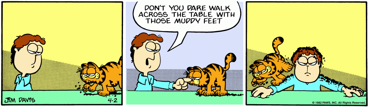 Garfield, April 2, 1982