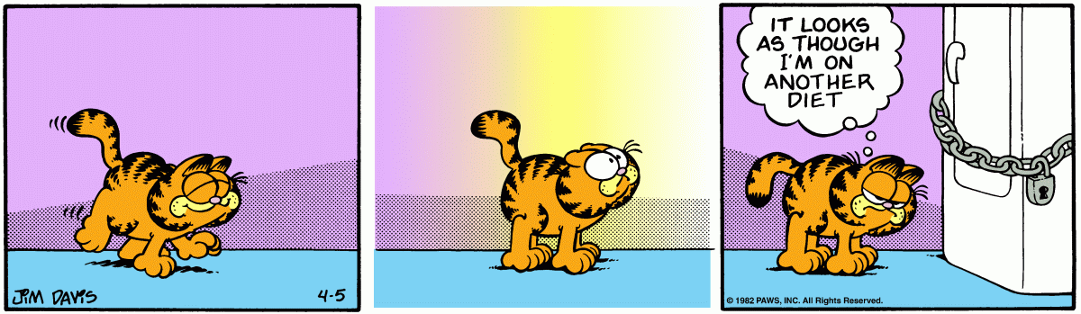 Garfield, April 5, 1982