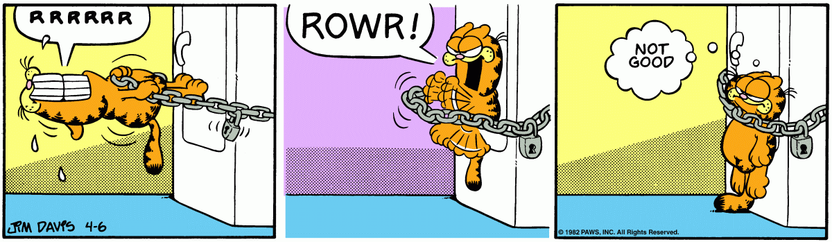 Garfield, April 6, 1982