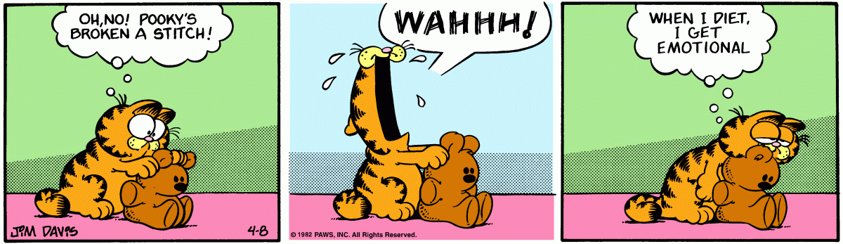 Garfield, April 8, 1982
