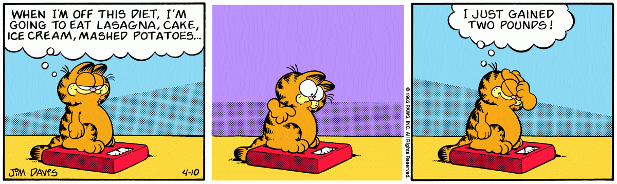 Garfield, April 10, 1982