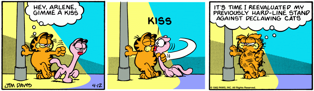 Garfield, April 12, 1982