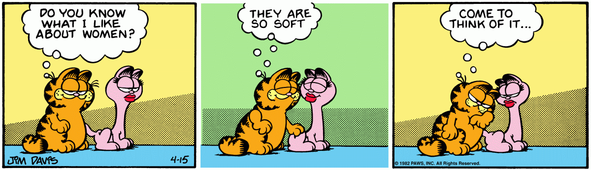 Garfield, April 15, 1982