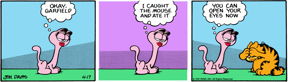 Garfield, April 17, 1982