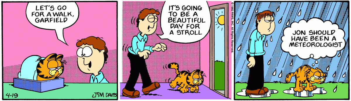 Garfield, April 19, 1982