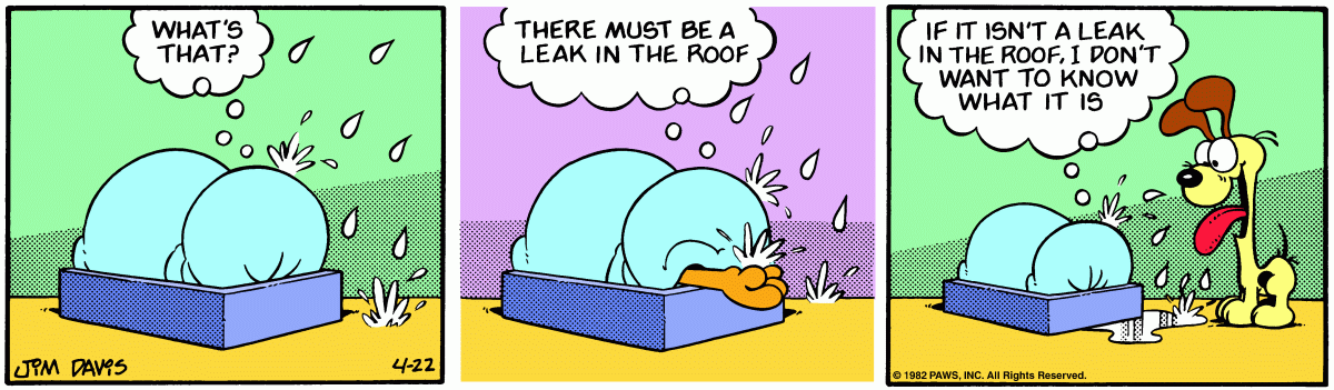 Garfield, April 22, 1982