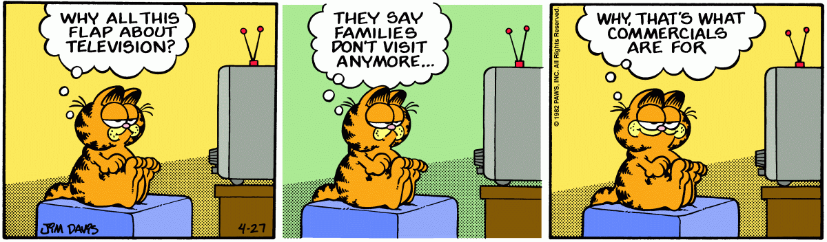 Garfield, April 27, 1982