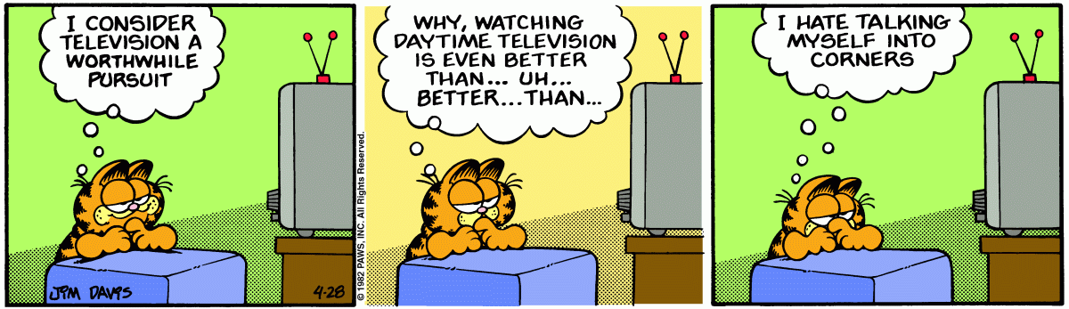 Garfield, April 28, 1982