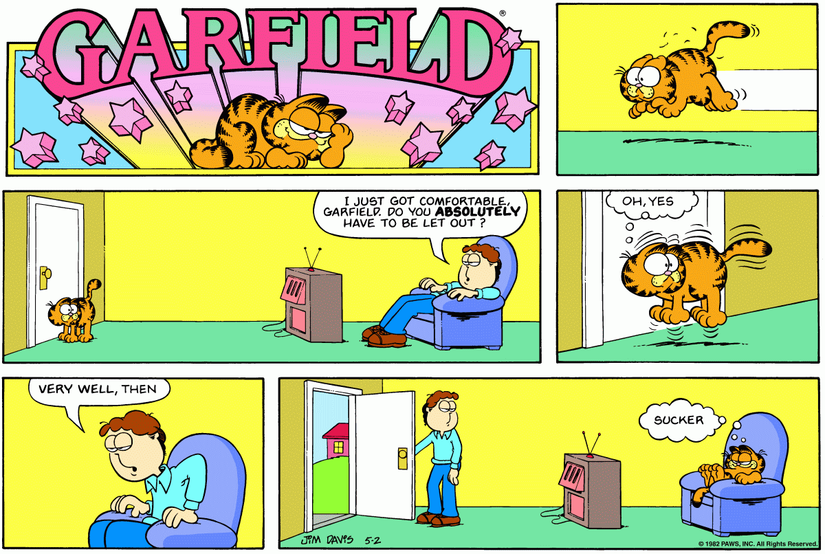 Garfield, May 2, 1982