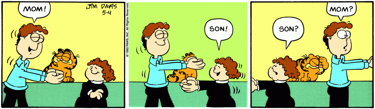 Garfield, May 4, 1982