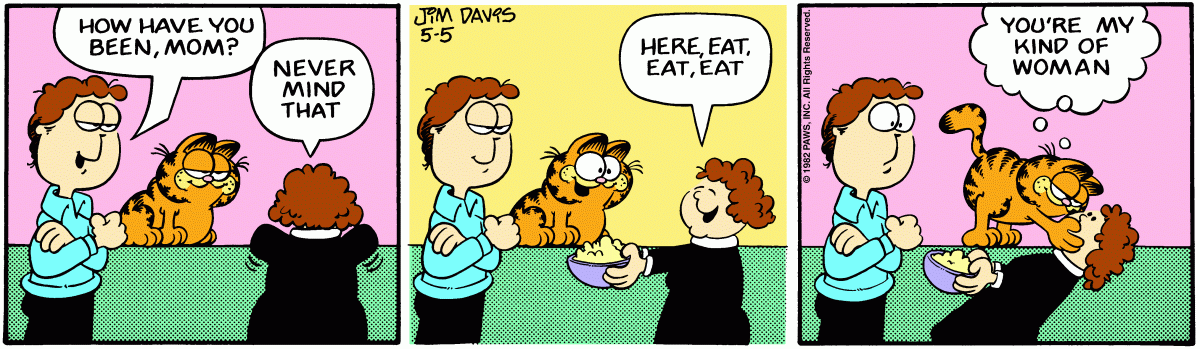 Garfield, May 5, 1982