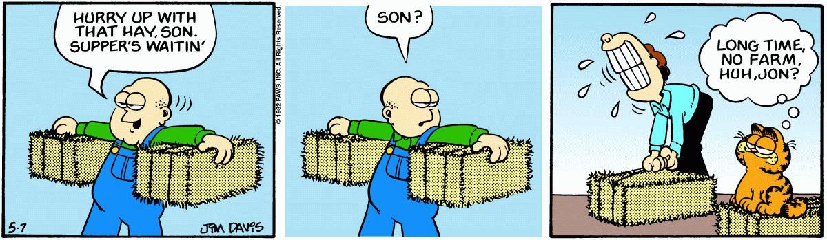 Garfield, May 7, 1982