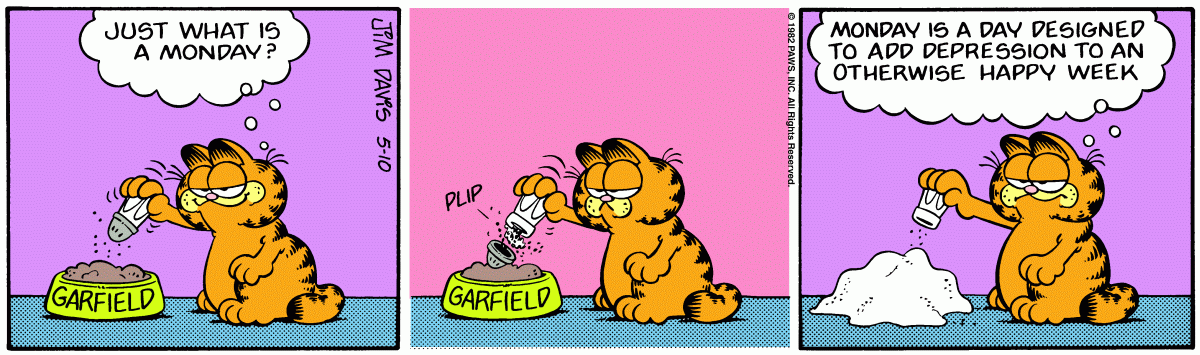 Garfield, May 10, 1982