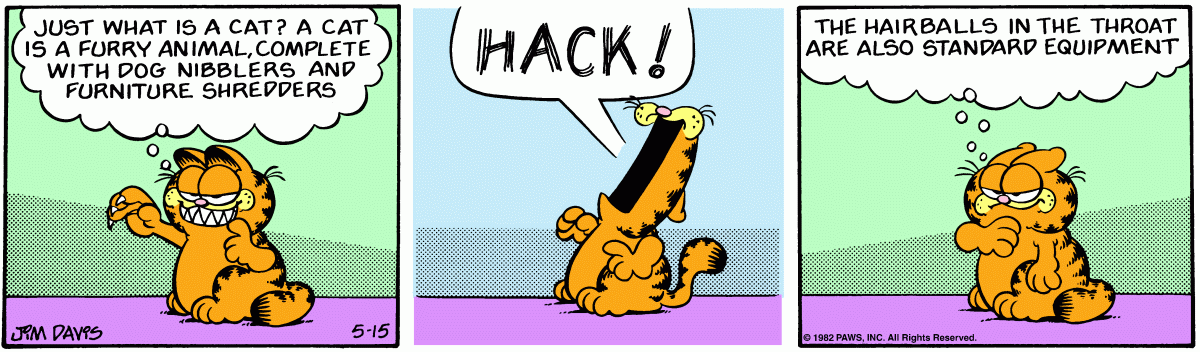 Garfield, May 15, 1982